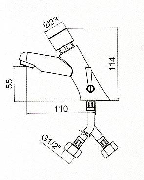 IDRAL Zawór umyw. czasowy 08212 H2O