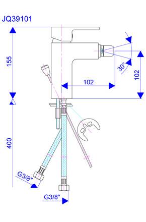 Bateria bidet. QUADRO