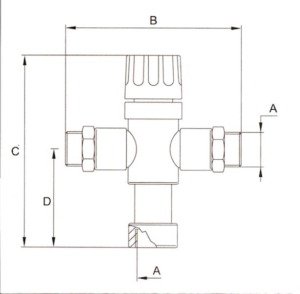 Mieszacz termostatyczny G3/4"