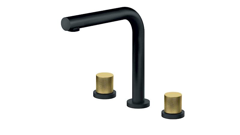 Bateria umyw. stoj. 3-otw. wysoka S2 BLACK-GOLD
