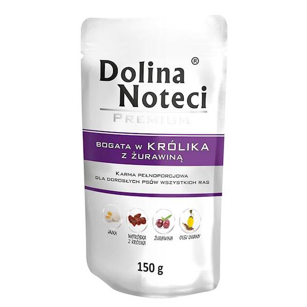 DOLINA NOTECI 150G KRÓLIK Z ŻURAWINĄ