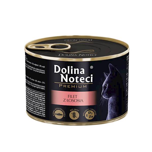DOLINA NOTECI KOT FILET Z ŁOSOSIA 185G