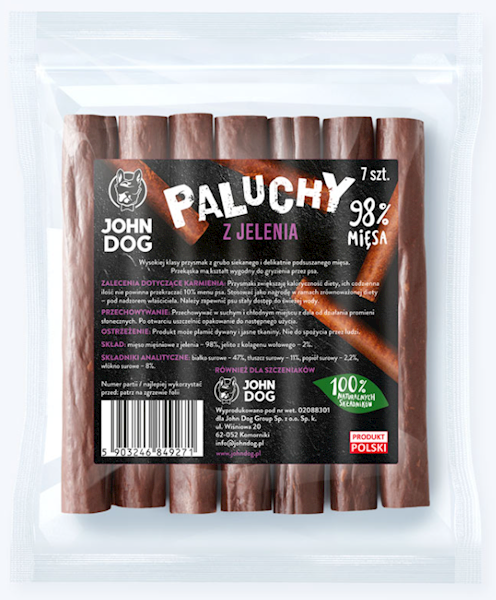 JOHN DOG PALUCHY Z JELENIA 7 SZT.