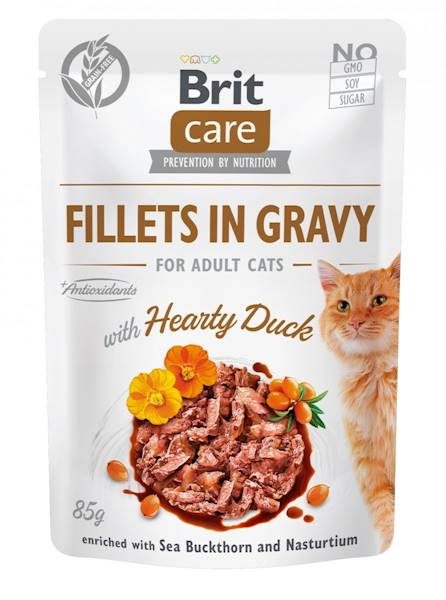 BRIT CARE 85G KOT FILECIKI W SOSIE KACZKA