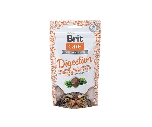 BRIT CARE CAT SNACK DIGESTION 50G