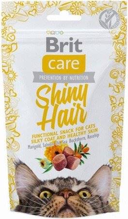 BRIT CARE CAT SNACK SHINY HAIR 50G