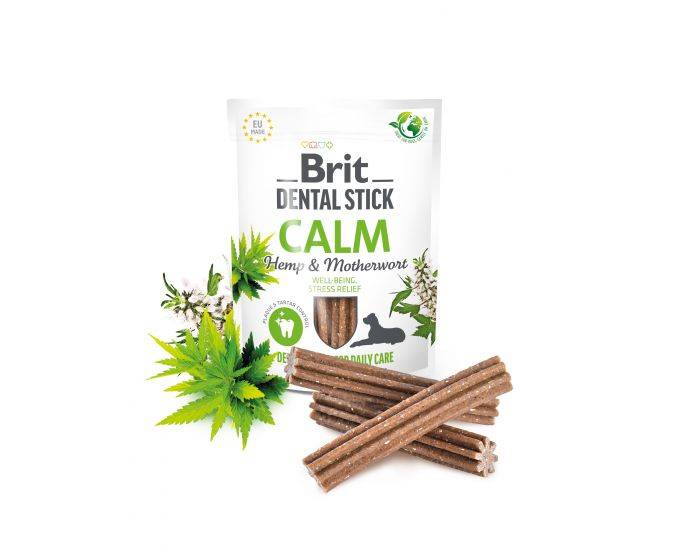 BRIT DENTAL STICK CALM HEMP & MATHERWORT 251G