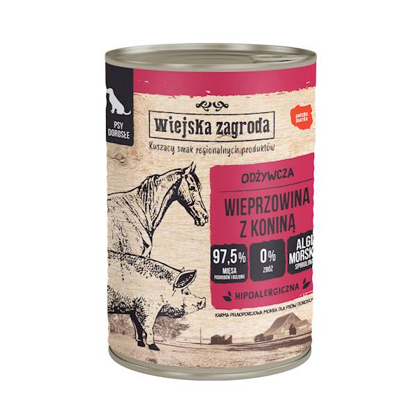 Wiejska Zagroda wieprzowina z koniną 400g