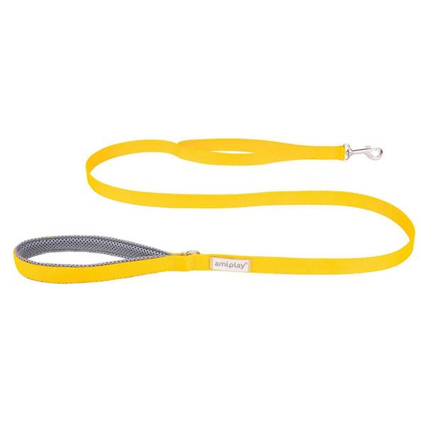 Smycz Samba żółty L 150 x 2,5cm