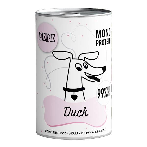 Karma mokra PEPE Duck (kaczka) 400g