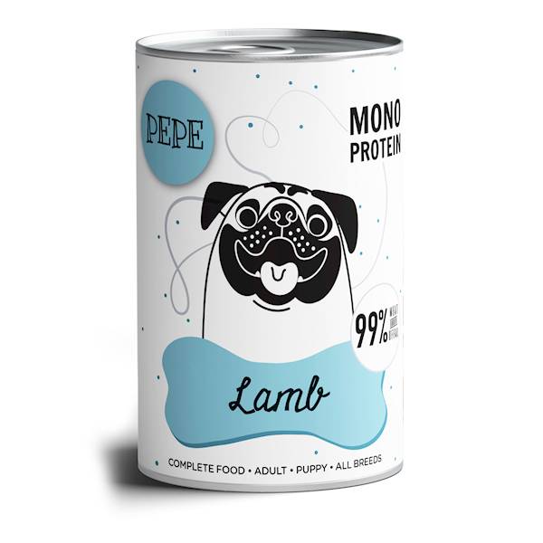 Karma mokra PEPE Lamb (jagnięcina) 400g