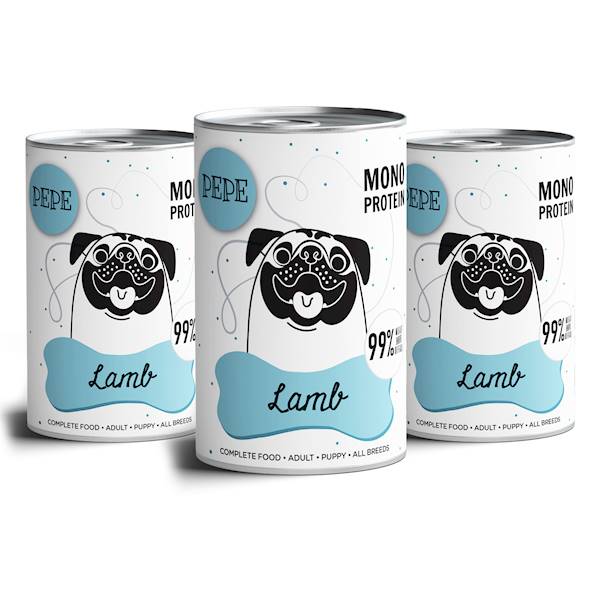 Karma mokra PEPE Lamb (jagnięcina) 400g
