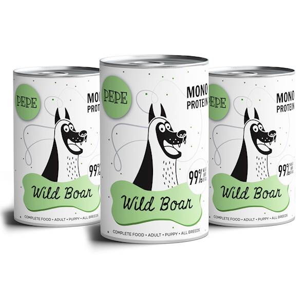 Karma mokra PEPE Wild Boar (dzik) 400g
