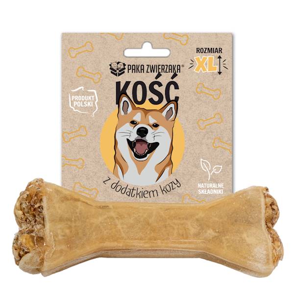 PAKA ZWIERZAKA Kość z dodatkiem kozy XL (17 cm)