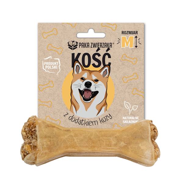 PAKA ZWIERZAKA Kość z dodatkiem kozy M (12 cm)