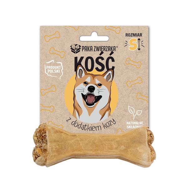 PAKA ZWIERZAKA Kość z dodatkiem kozy S (10 cm)