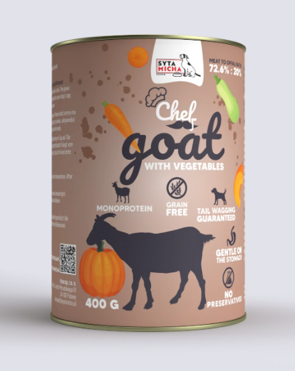 SYTA MICHA CHEF KOZA Z WARZYWAMI 400G