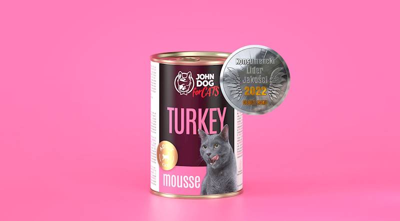 JOHN DOG FOR CATS INDYK MUS 400G