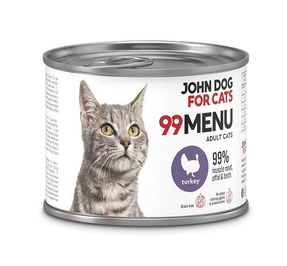 JOHN DOG FOR CATS 99 MENU INDYK 200G