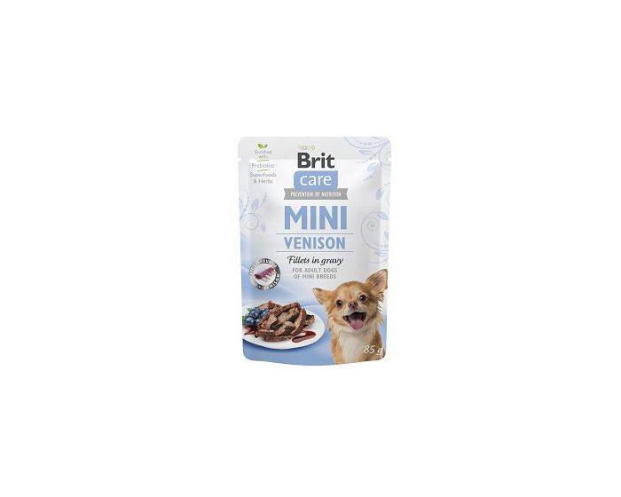 BRIT CARE MINI POUCH DZICZYZNA 85G