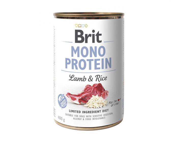 BRIT MONO 400G JAGNIĘCINA Z RYŻEM