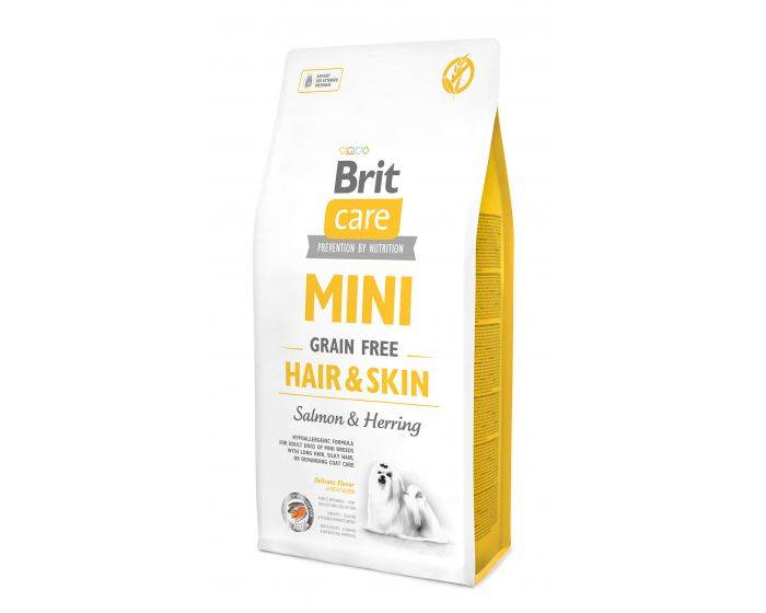 BRIT CARE MINI GRAIN FREE HAIR&SKIN 400G