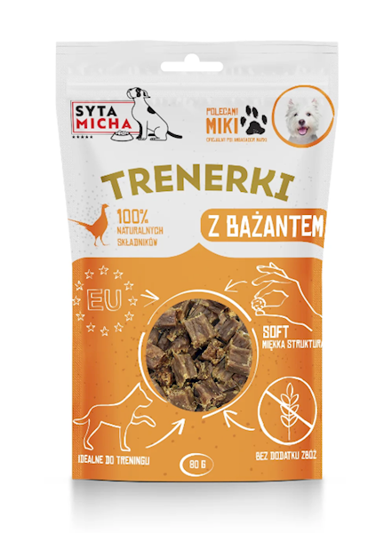 SYTA MICHA TRENERKI Z BAŻANTA 80G
