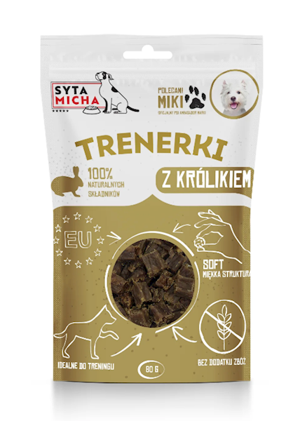 SYTA MICHA TRENERKI Z KRÓLIKA 80G