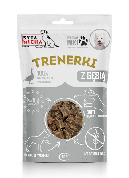 SYTA MICHA TRENERKI Z GĘSI 80G