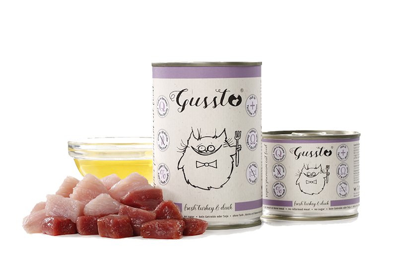 GUSSTO TURKEY & DUCK 400G KOT