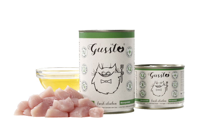 GUSSTO MONO CHICKEN 400G KOT