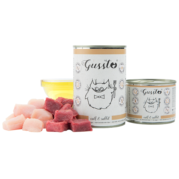 GUSSTO CALF & RABBIT 400G KOT