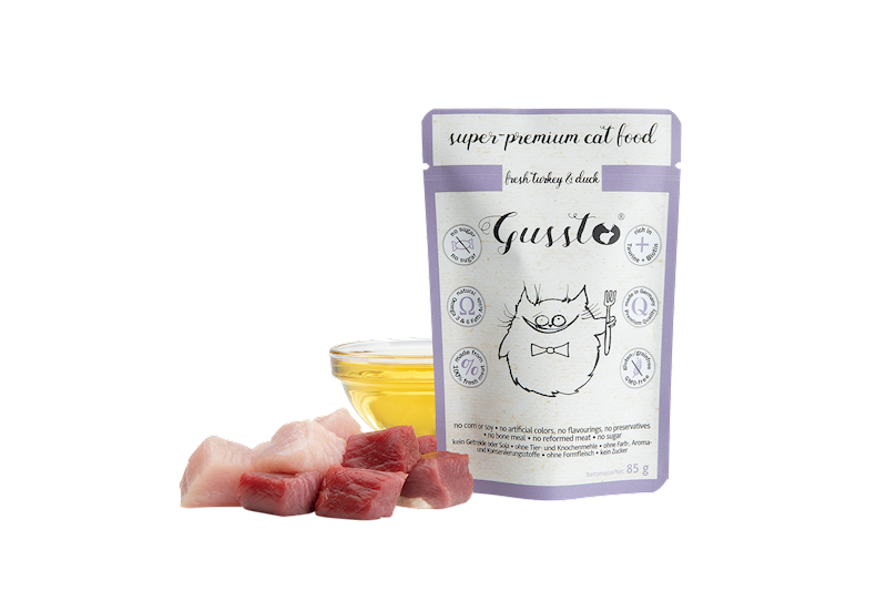 GUSSTO TURKEY & DUCK 85G KOT