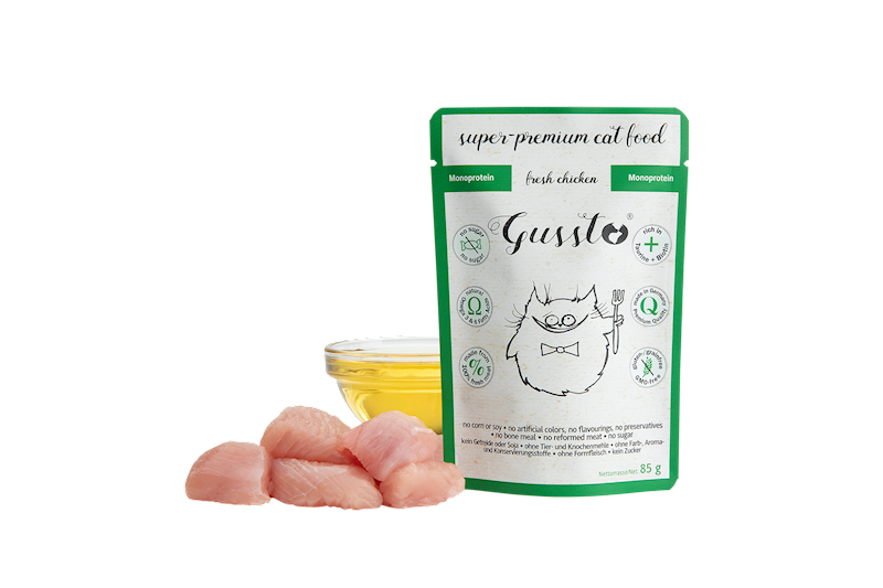 GUSSTO MONO CHICKEN 85G KOT