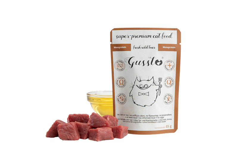 GUSSTO MONO WILD BOAR 85G KOT