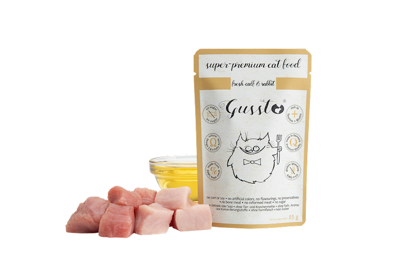 GUSSTO CALF & RABBIT 85G KOT