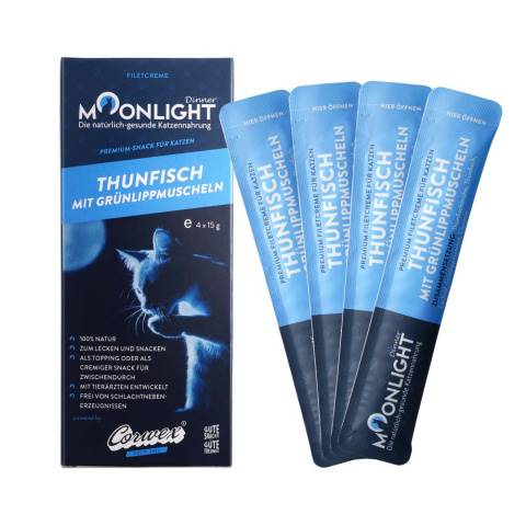 MOONLIGHT CREME TUŃCZYK Z OMUŁKIEM 4X15G