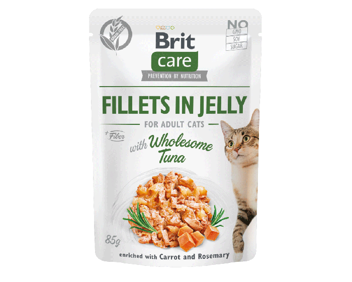 BRIT CARE FILECIKI GALARECIE TUŃCZYK 85G