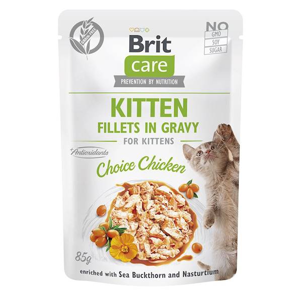 BRIT CARE KITTEN CHOICE CHICKEN KURCZAK 85G