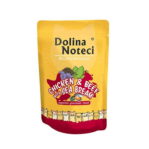 DOLINA NOTECI SUPERFOOD 85G KURCZAK WOŁOWINA DORADA