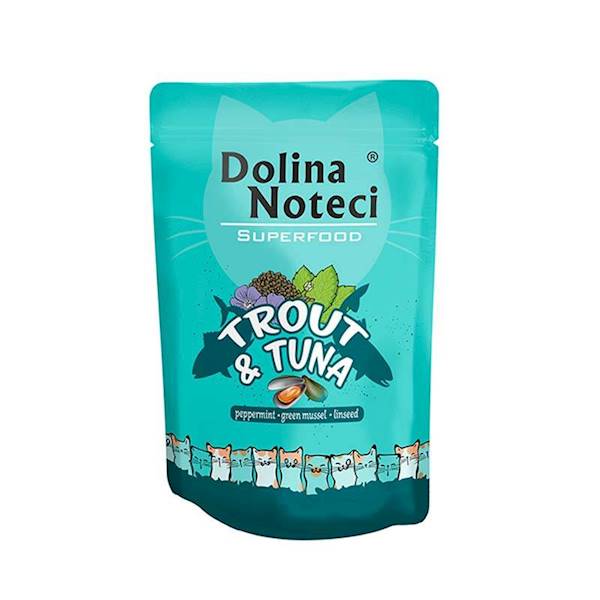 DOLINA NOTECI SUPERFOOD 85G PSTRĄG TUŃCZYK
