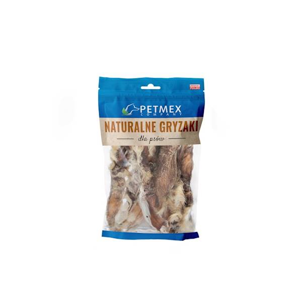 PETMEX USZY KRÓLIKA Z FUTREM 100G