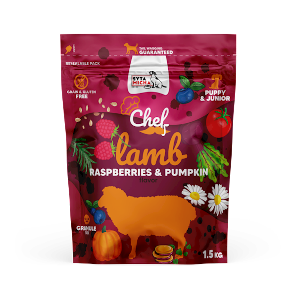 SYTA MICHA CHEF JUNIOR JAGNIĘCINA 1,5KG