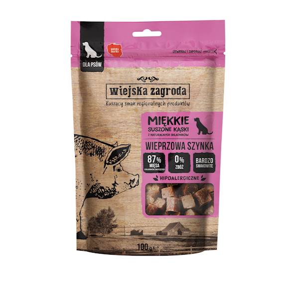 WIEJSKA ZAGRODA WIEPRZOWA SZYNKA 100G