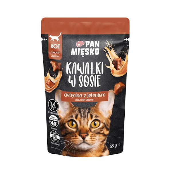 PAN MIĘSKO KOT CIELECINA JELEŃ 85G