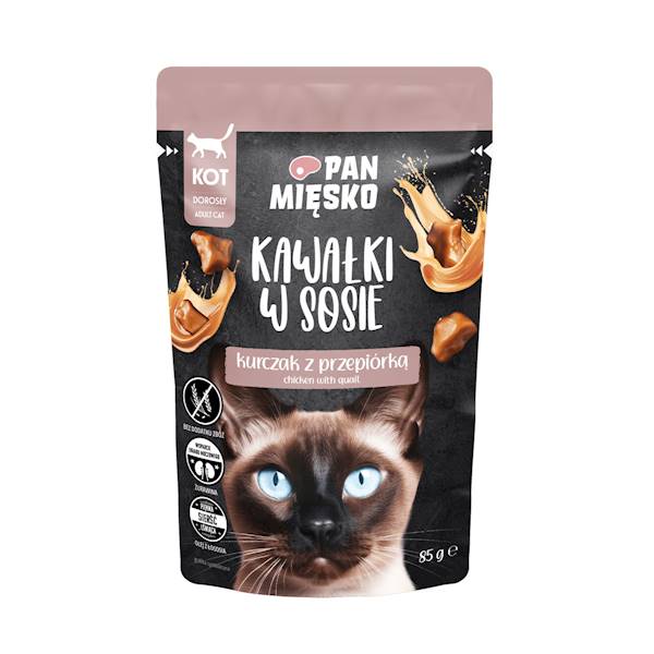 PAN MIĘSKO KOT KURCZAK PRZEPIÓRKA 85G