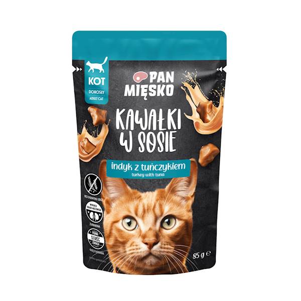PAN MIĘSKO KOT INDYK TUŃCZYK 85G