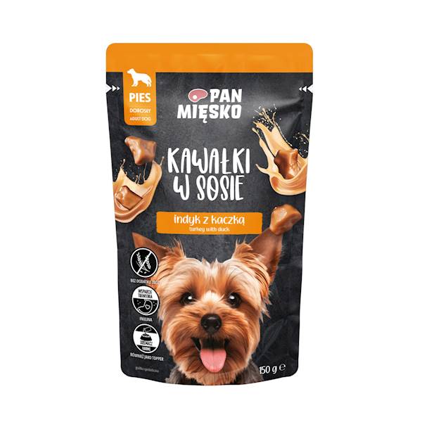 PAN MIĘSKO PIES INDYK KACZKA 150G