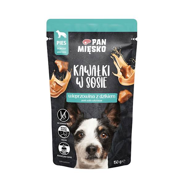 PAN MIĘSKO PIES WIEPRZOWINA DZIK 150G