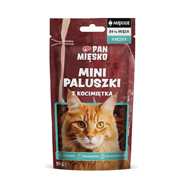 PAN MIĘSKO PASKI Z KACZKI Z KOCIMIĘTKĄ 50G
